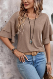 Blusa casual moda verão, vintage